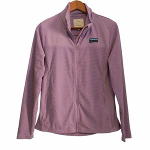 Simply Southern Size Large Full Zip Soft Purple Lavender Recyclable Jacket